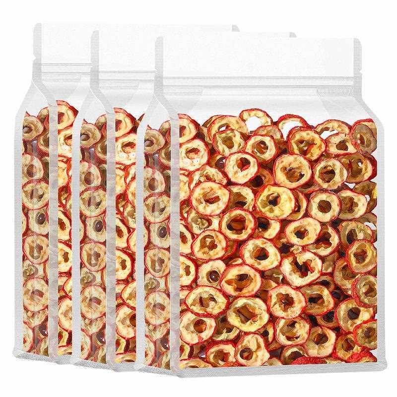 无核山楂干 干泡茶片无籽去核山渣空心圈泡水零食特产花草茶叶500