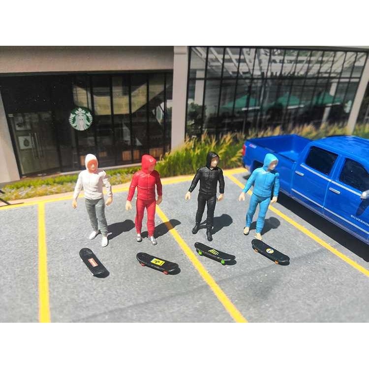 RM人偶1:64滑板场景粉丝人物模型,模玩/动漫/周边/娃圈三坑/桌游,火车/摩托/汽车模型,淘宝优惠券,粉丝福利购,淘宝优惠卷