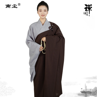 搭衣缦衣五戒菩萨戒居士出家人曼衣五衣七衣九衣僧服咖啡木兰色