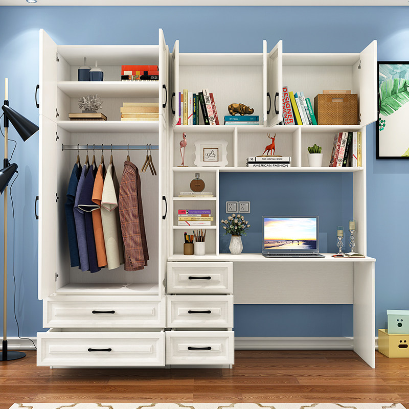 书房书柜儿童电脑桌家用书桌书架写字台式办公桌学习桌子组合衣柜,住宅家具,书桌,淘宝优惠券,粉丝福利购,淘宝优惠卷