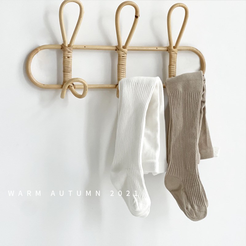 婴儿连裤袜春秋季纯棉薄款女童外穿韩国洋气儿童宝大PP连体打底裤