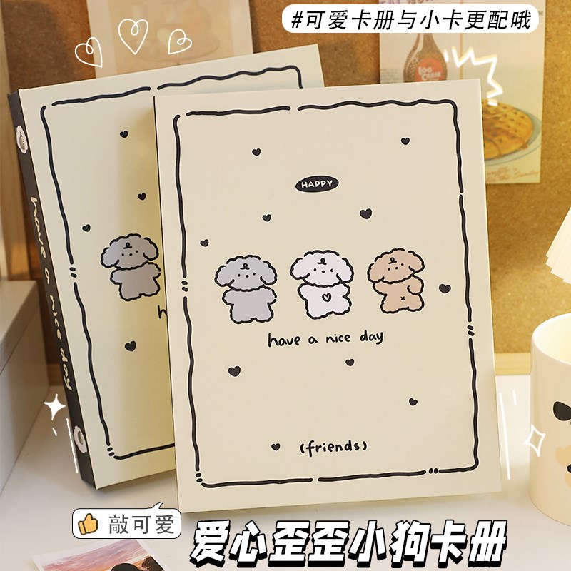 3寸四宫格拍立得相册相片照片影集收纳夹纪念本小卡专辑卡片卡册