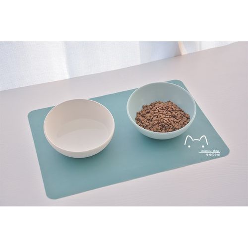 宠物猫碗架陶瓷双碗水狗粮食饭盆餐桌实木防打翻高脚倾斜保护颈椎