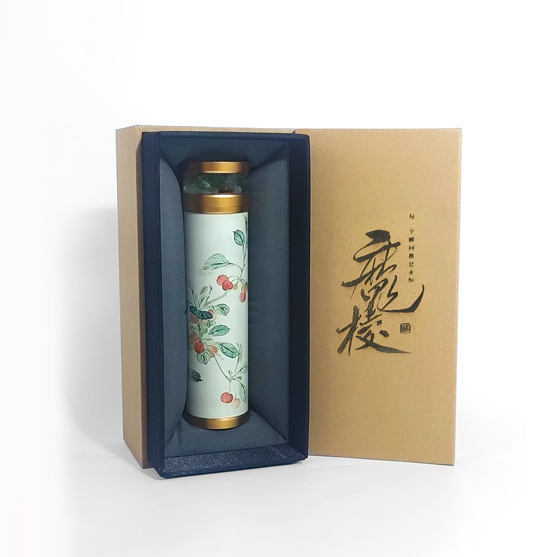 清画万花筒手工艺术品清代名画礼盒生日礼物高端礼品可换头可旋转