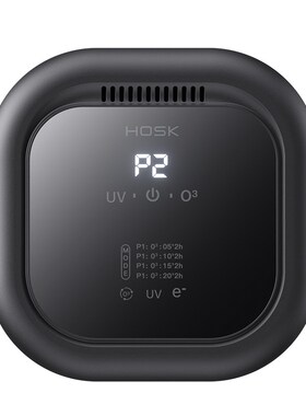 HOSK空气净化器家用新房除甲醛卫生间杀菌宠物除臭异味神器臭氧机