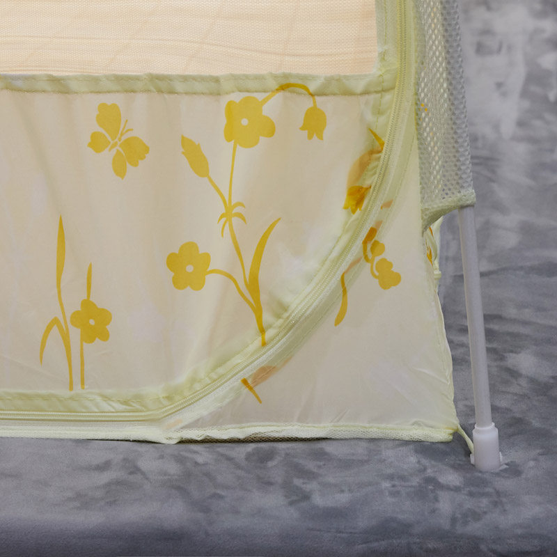 防蚊蒙古包蚊帐加高加密三开门1.5m1.8米1.2有底拉链可挂吊扇家用