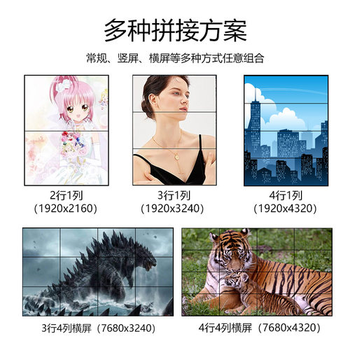众辉多屏宝扩展仪4出投影融合输入出点对不变形拼接器炒投专用分