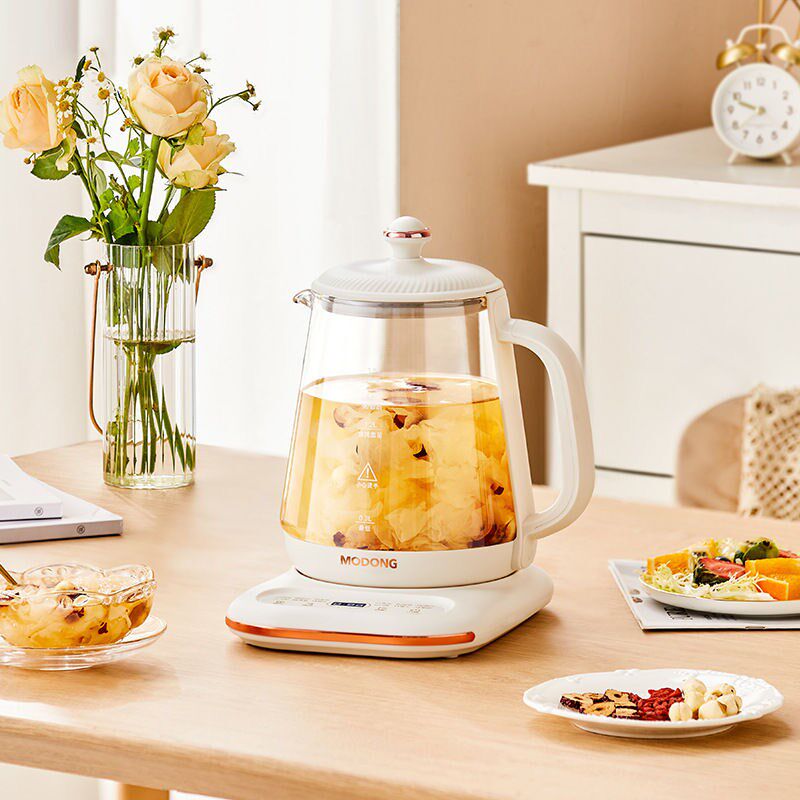 摩动养生壶多功能家用煮茶器烧水壶大容量电热保温一体泡茶养生杯