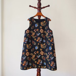 短款无袖连衣裙女秋冬季高级感内搭外穿背心裙气质遮肚子A字裙子