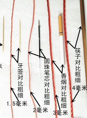 尼龙绳1MM彩色细绳1.5MM红白红蓝色爬藤绳2MM绿色塑料绳园艺绳子