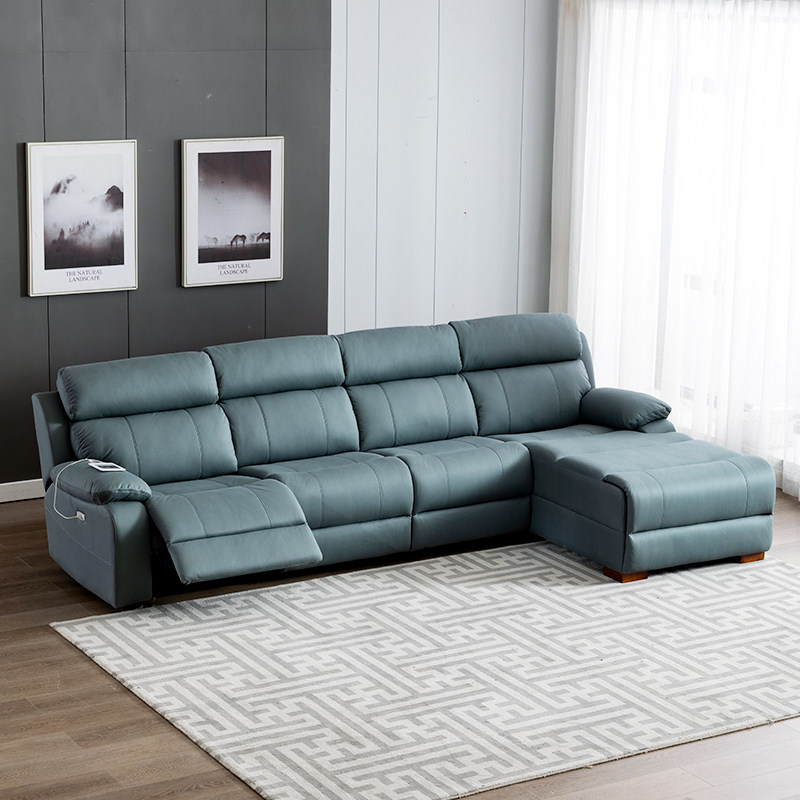 欧式客厅功能沙发头等太空舱家庭影院电动智能组合科技布贵妃转角