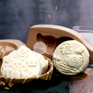 花样卡通蒸糕馒头包子馍馍辅食面食家用福鱼老虎月饼模具模型印具