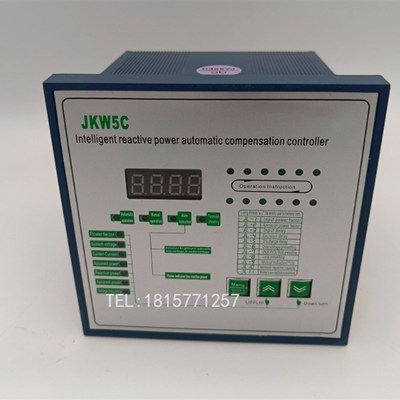 JKW5C JKL5C  compensation controller 无功补偿控制器英文面板