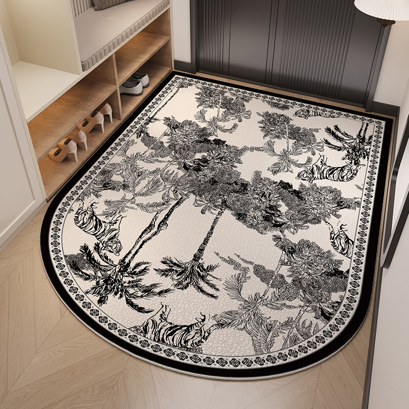 地垫入户门垫高级感可擦免洗pvc进门脚垫门口耐脏防滑地毯可裁剪,居家布艺,入户地垫,淘宝优惠券,粉丝福利购,淘宝优惠卷