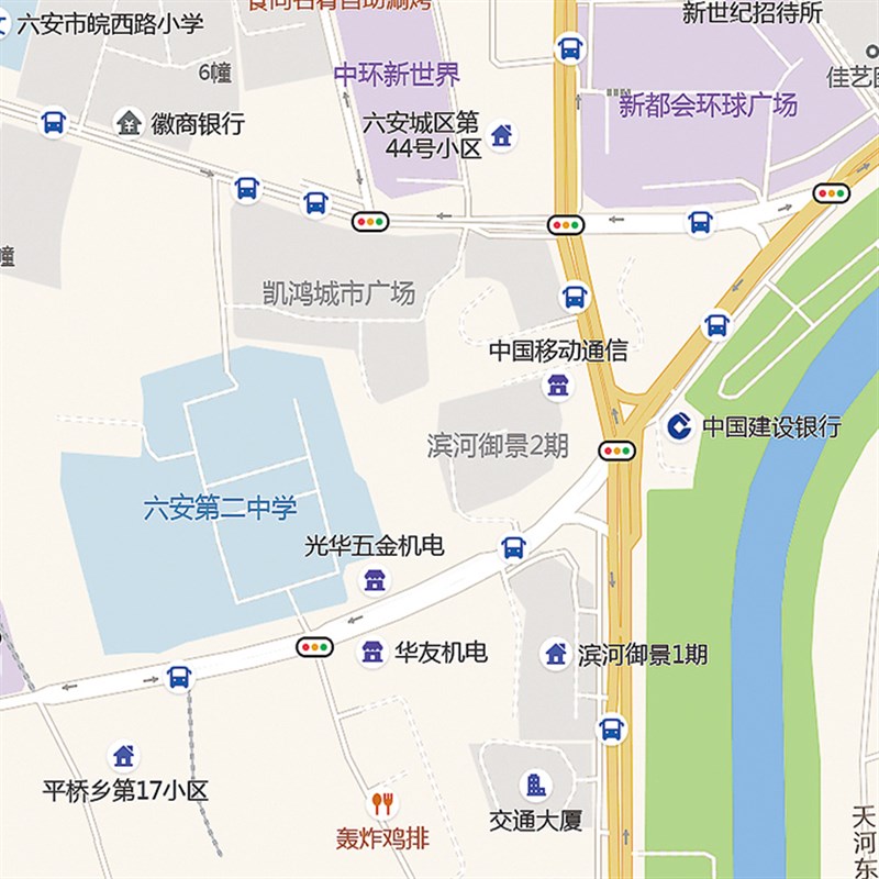 2024新款六安市城区地图办公室挂图高清防水墙壁装饰实物推荐定制