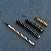 罗氏签字笔金属宝珠笔商务男士 女士签名签单高档黑圆珠中性水笔