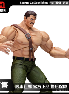 定金Storm Collectibles 经典街机 快打旋风 迈克·哈格 可动人偶