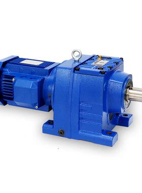 RF系列斜齿轮硬齿面减速机R147/RF147型变频制动防爆低噪减速箱