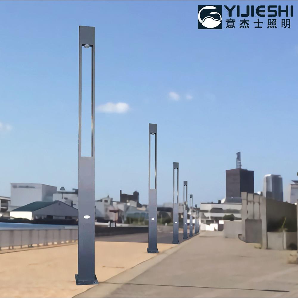 3米简约现方形铝型材庭院灯广场小区公园商业街道户外庭院灯柱