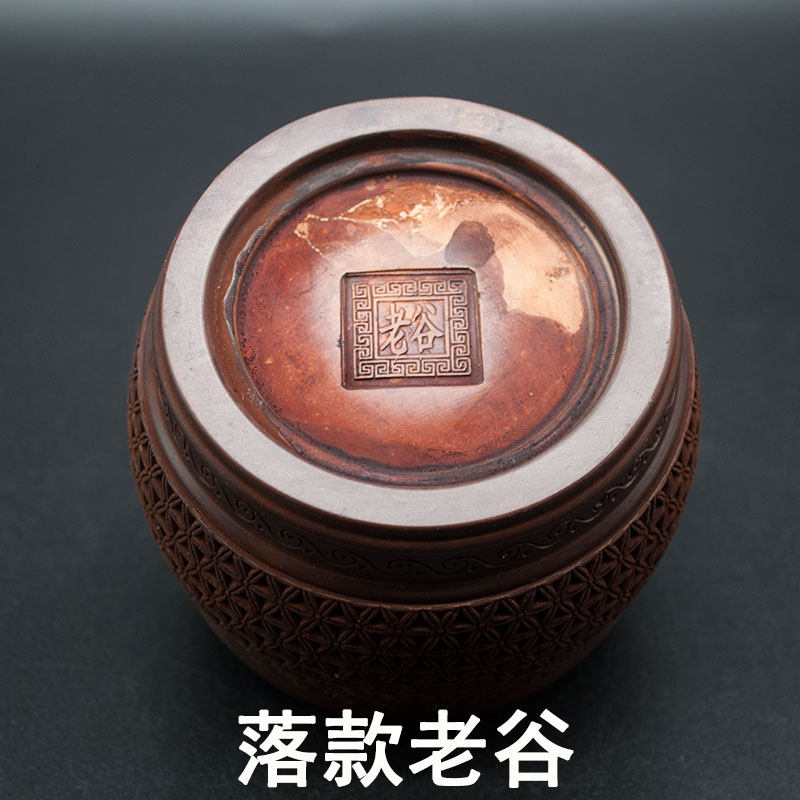 老谷叫罐金钱盖网花黑虫油葫芦蛐蛐叫罐养蟋蟀盆听叫三合土底包邮