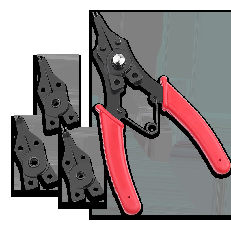 多功能四合一卡簧钳子大全挡圈钳内卡外卡两用卡环钳卡簧套装钳子