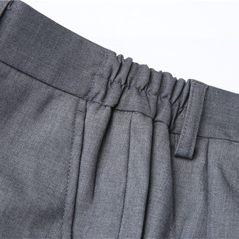 2020新款别克4S店销售浅灰色弹力女式西裤职业装工作裤西装九分裤