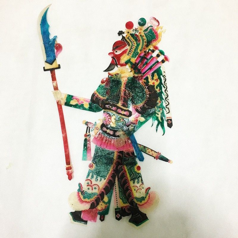 皮影戏人物带操作杆 动感皮影手工艺品中国特色礼品送小朋友礼物