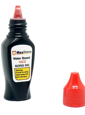 吉普生回墨印章专用印油红色蓝色黑色翻转印油办公用水性墨水15cc