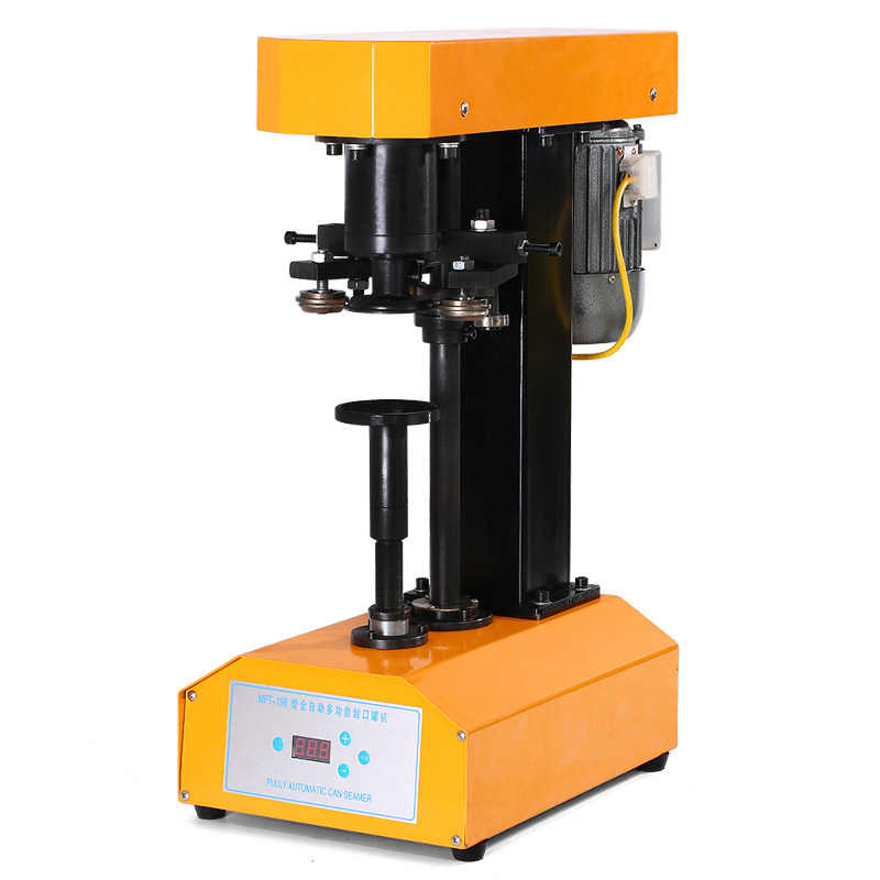 全自动封罐机易拉罐封口机马口铁封罐机塑料罐封口机纸罐封盖机