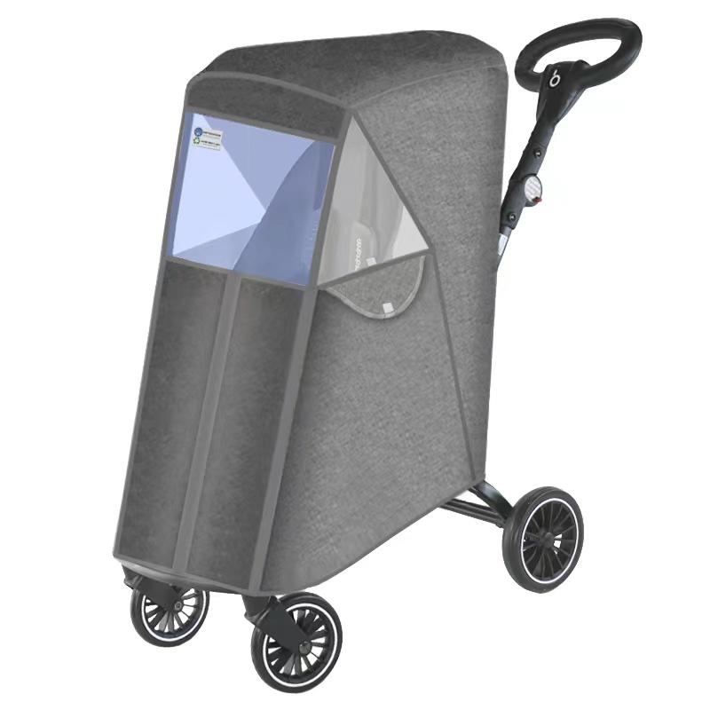 丸丫t6遛娃车防雨罩挡风罩防护罩保暖罩遛娃神器通用婴儿推车雨衣