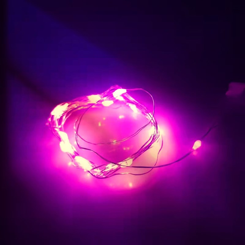 三节电池盒LED灯串带引线 飘空发光波波球电池盒装饰地摊玩具