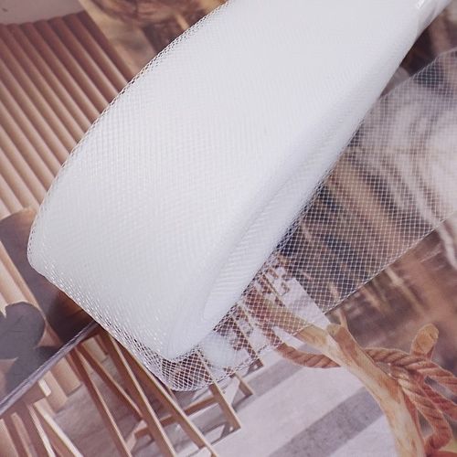 黑白婚纱鱼骨辅料服装加硬粗丝弹力网带裙撑织带辅料马尾鱼骨网纱