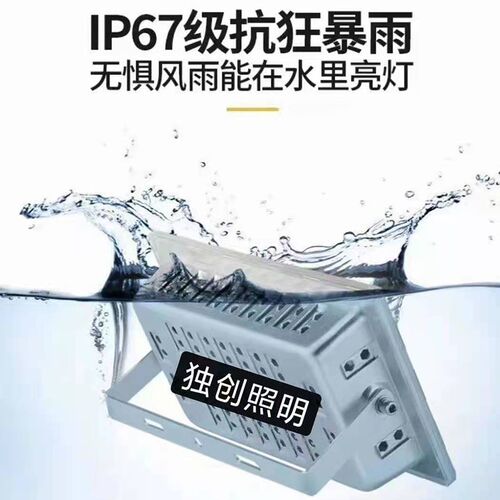 蚂蚁新一代照明LED耐腐蚀投光灯50W100W200W灯泛光灯射灯广告广场