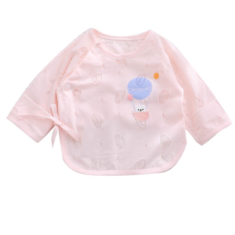 半背衣初生婴儿新生纯棉0一3月2宝宝52码a类春秋无骨夏季薄款衣服