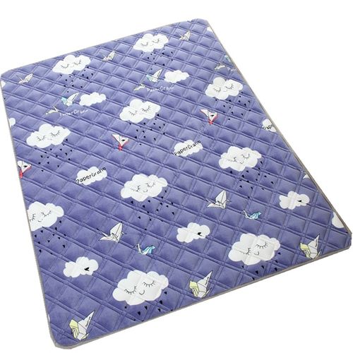 新升级防滑可机洗保暖加绒儿童爬行垫婴儿爬爬垫家用秋冬地毯折叠