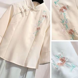 民国风复古女装学生文艺班服套装五四青年装中山装合唱装表演出服