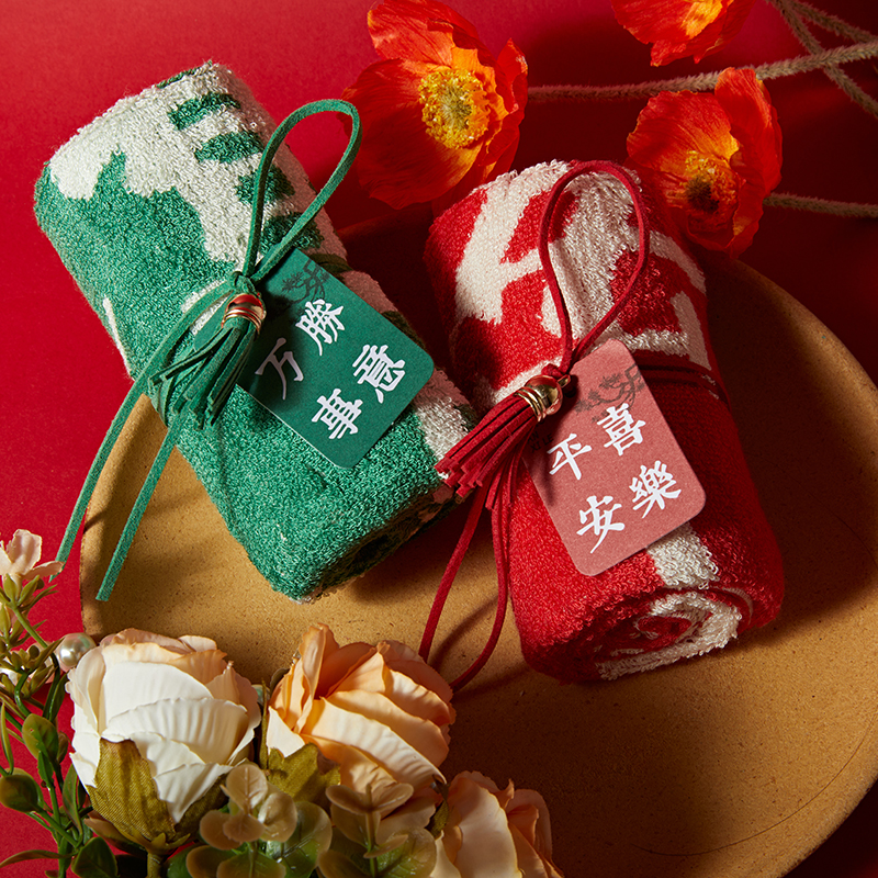 结婚伴手礼回礼毛巾婚庆节庆礼品小方巾竹纤维毛巾婚礼礼品盒内搭
