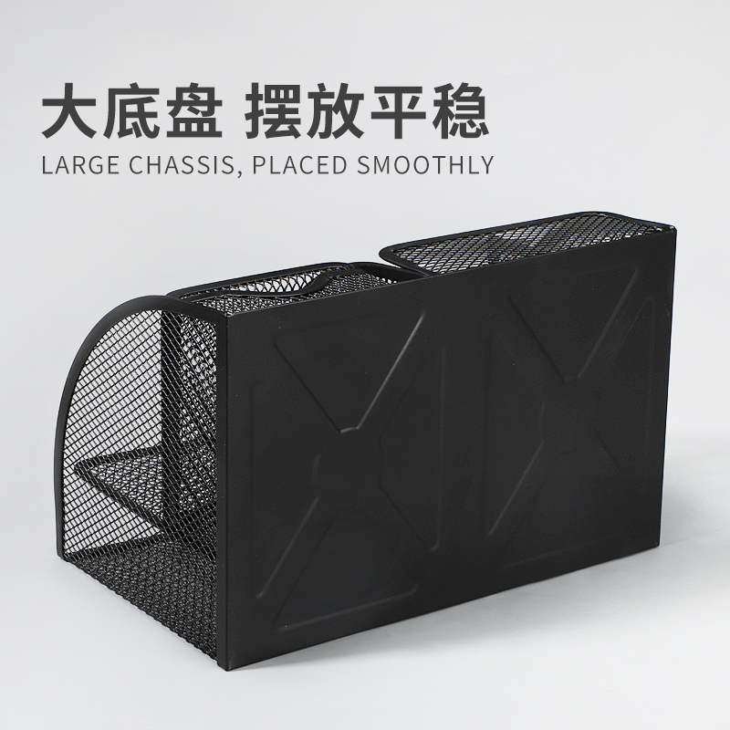 海博信笔筒办公室桌面大容量收纳盒时尚韩国小清新可爱笔筒摆件笔