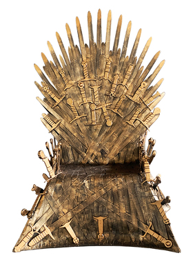 复古工业风KTV酒吧店面金属装饰权力的游戏 铁王座椅创意落地摆件