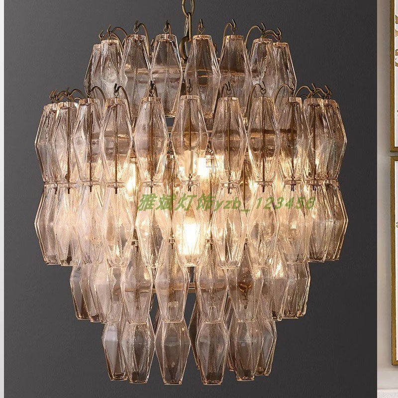意式吊灯美式玻璃个性餐厅吊灯意大利设计师酒店样板房轻奢客厅灯