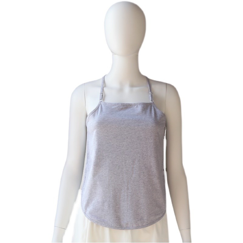 纯棉双层保暖肚兜纯棉护肚睡觉防着凉吊带式内衣成人男女四季可用