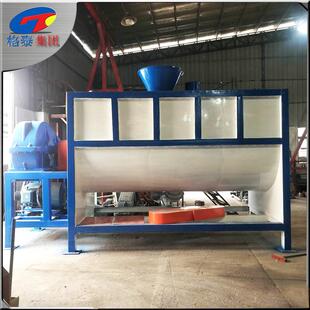 四川猪粪有机肥搅拌设备家禽粪便加热烘干机粪便混合卧式搅拌机