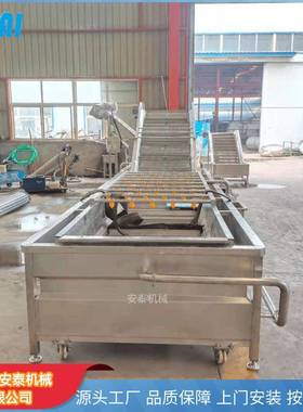 鱼腥草气泡清洗机花生鼓泡清洗机大豆翻浪水浴清洗机辣椒清洗