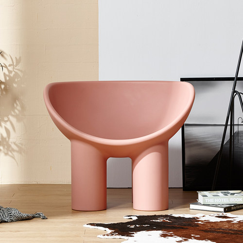 【星友家居馆】 休闲椅子北欧风格客厅户外粗腿大象凳椅可盘腿坐