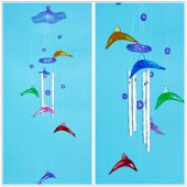 创意仿水晶风铃挂饰日式 饰品 卧室门饰房间儿童婴儿铃铛风玲挂件装