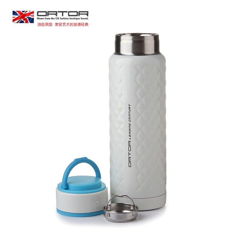 英国ORTOR保温杯便携手提水杯户外不锈钢保温杯简约男女水杯礼物