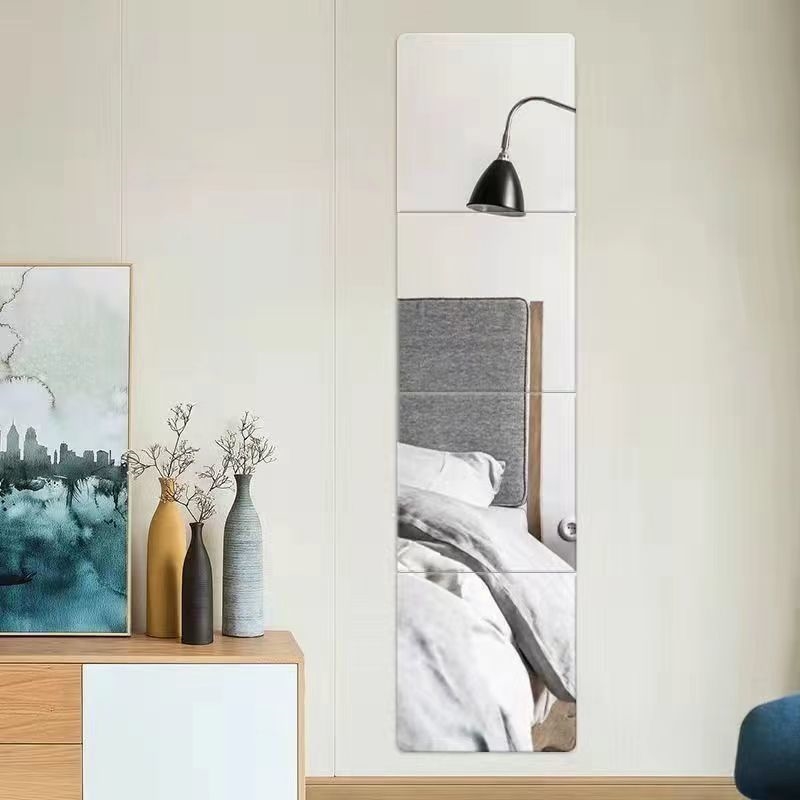 新疆西藏包邮镜子贴墙全身镜黏贴家用学生宿舍拼接组合全身镜子壁