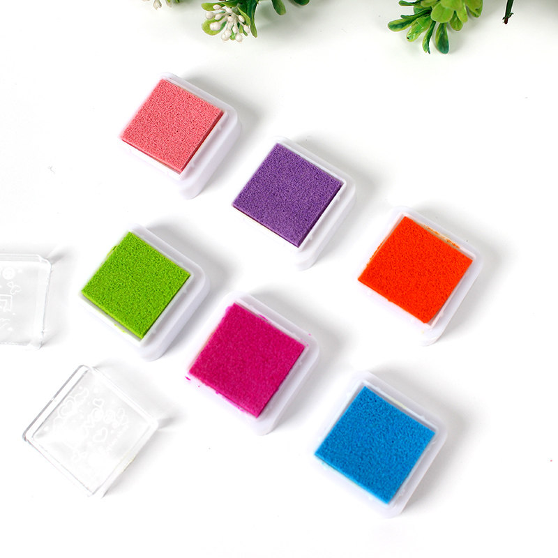 幼儿园儿童手指画彩色印泥DIY橡皮章印章印台手指画颜料印台包邮,文具电教/文化用品/商务用品,可爱印泥,淘宝优惠券,粉丝福利购,淘宝优惠卷