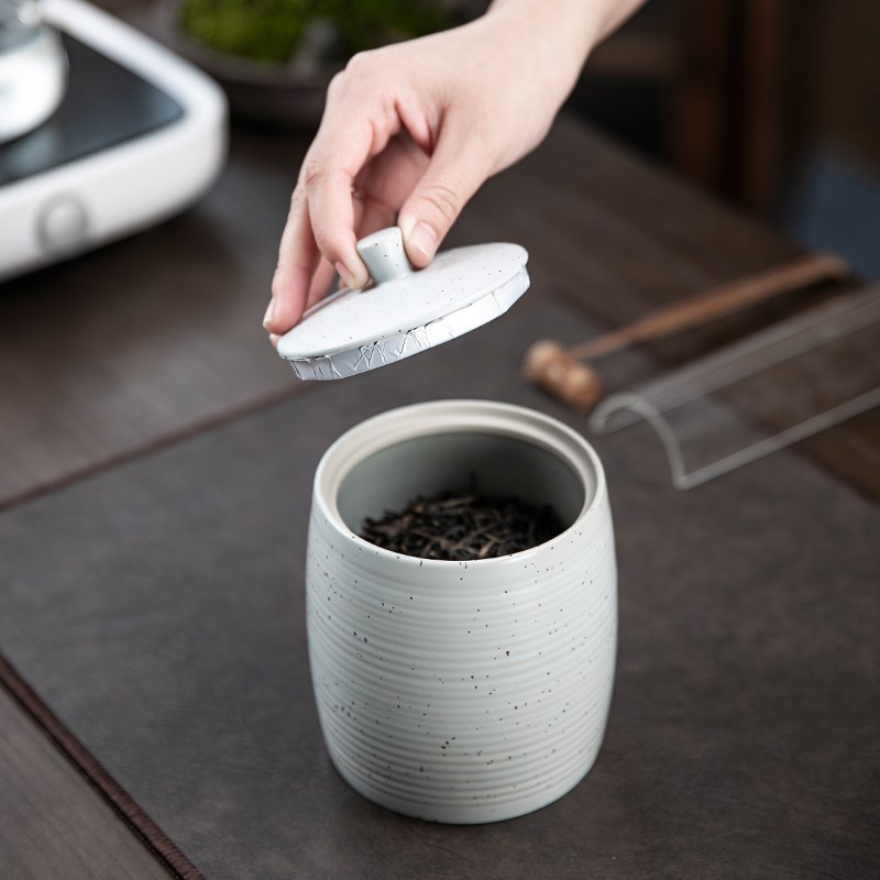 鼎艺新品日式旅行茶具功夫套装小茶房一壶两杯陶瓷茶叶罐子礼盒装