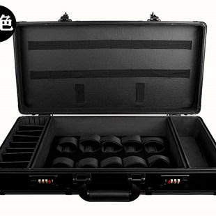 发型师美发工具箱barber外出密码手提箱剪刀电推剪收纳箱架理发店